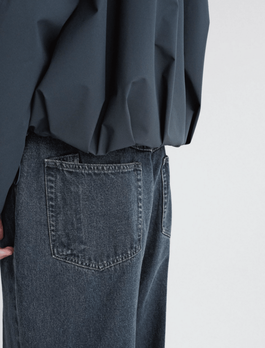 コットンウォッシュワイドデニムパンツ N7259 - ファッション通販NNine(ナイン)