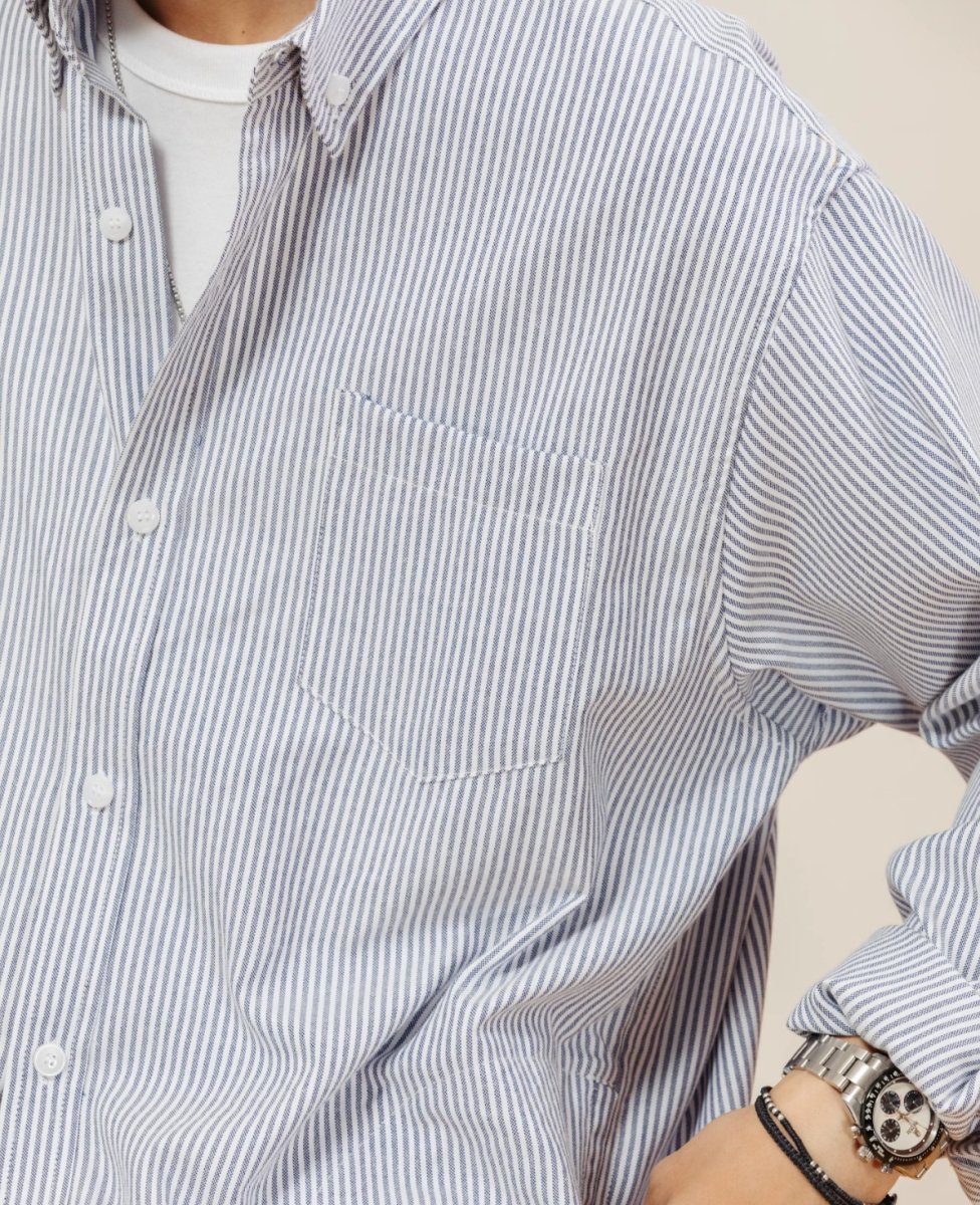 non-iron striped shirt N3455 - NNine