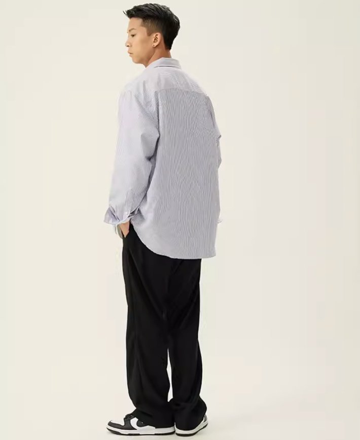 non-iron striped shirt N3455 - NNine