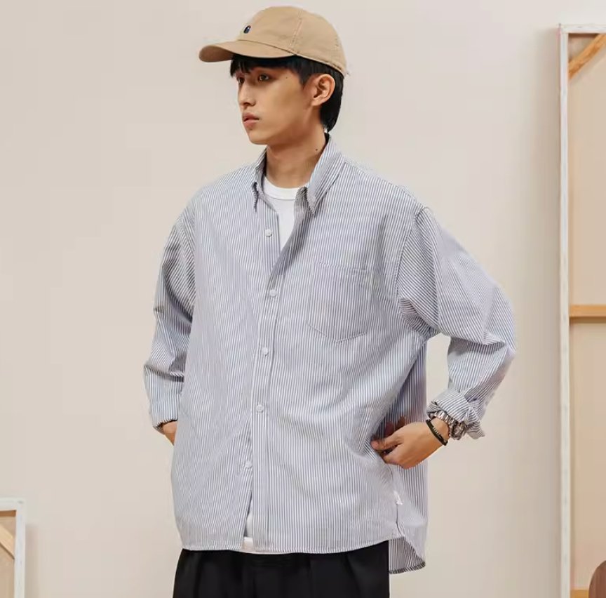 non-iron striped shirt N3455 - NNine