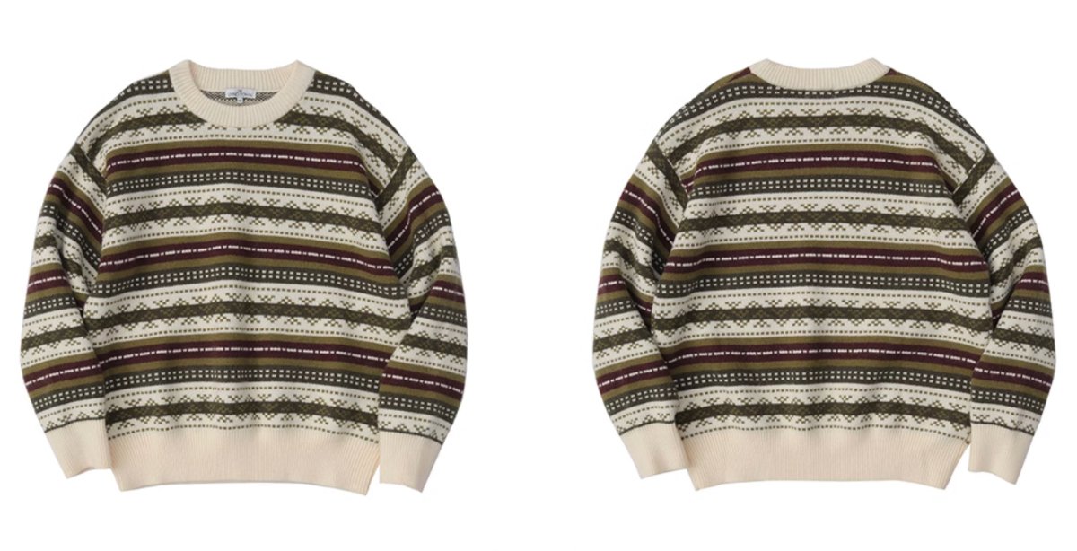 nordic border sweater N4682 - NNine