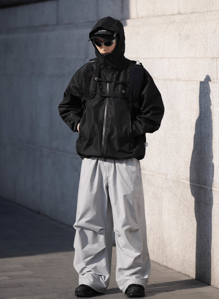 撥水機能付き parachute pants N5114 - ファッション通販 NNine(ナイン)