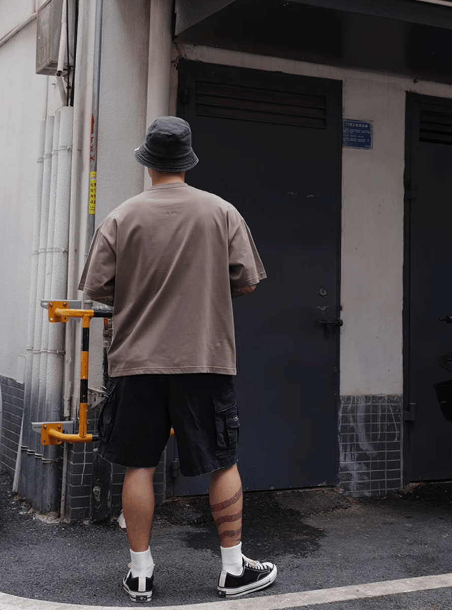 Pocket T-shirt Wide Short / ポケット Tシャツ 半袖 ワイド ショート丈 抗菌 N5335 - ファッション通販 NNine(ナイン)