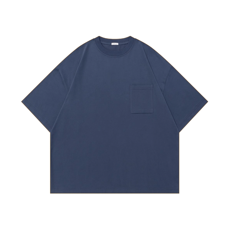 Pocket T-shirt Wide Short / ポケット Tシャツ 半袖 ワイド ショート丈 抗菌 N5335 - ファッション通販 NNine(ナイン)