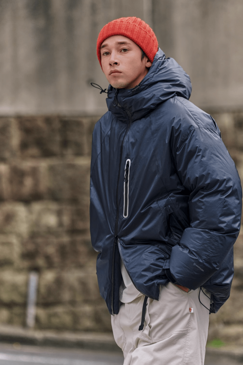 【ハイテク素材機能性】PrimaLoft cold weather down jacket N4858 - NNine
