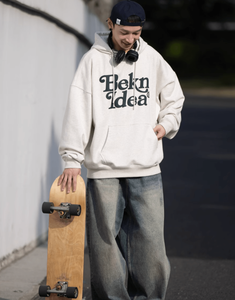 Print pullover hoody N2577 - NNine