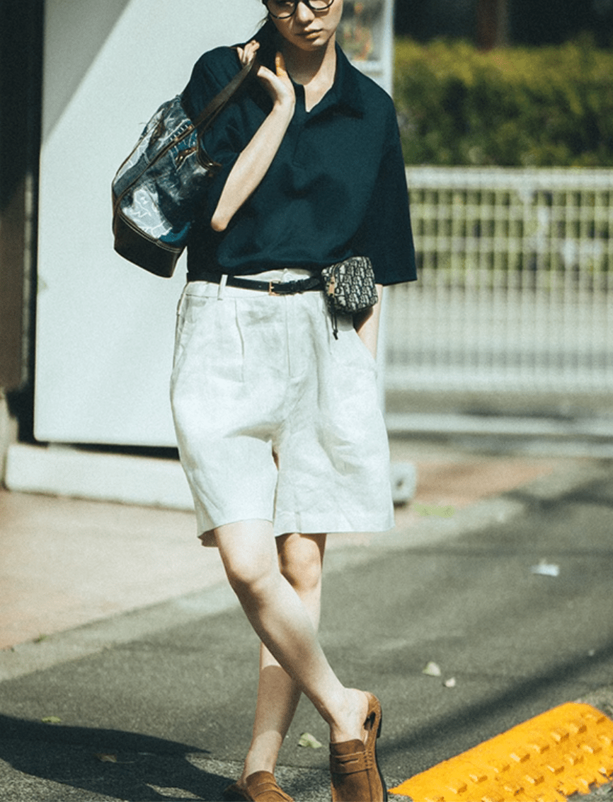 Pure Linen Shorts N5401 - メンズファッション通販 NNine(ナイン)