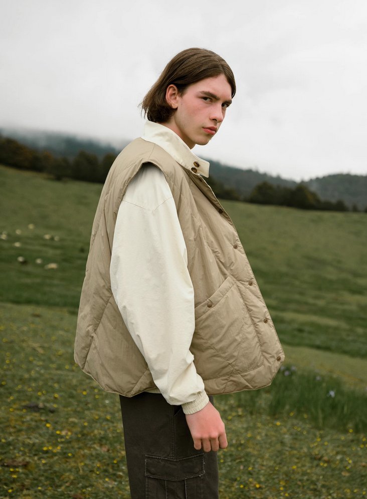 quilted down vest N4704 - NNine