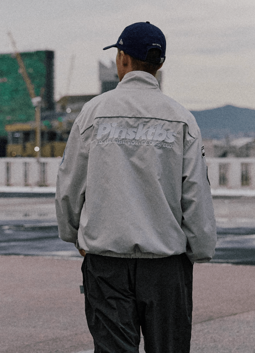 racing jumper / 90sレトロ オーバーサイズ レーシングジャケット N4528 - NNine