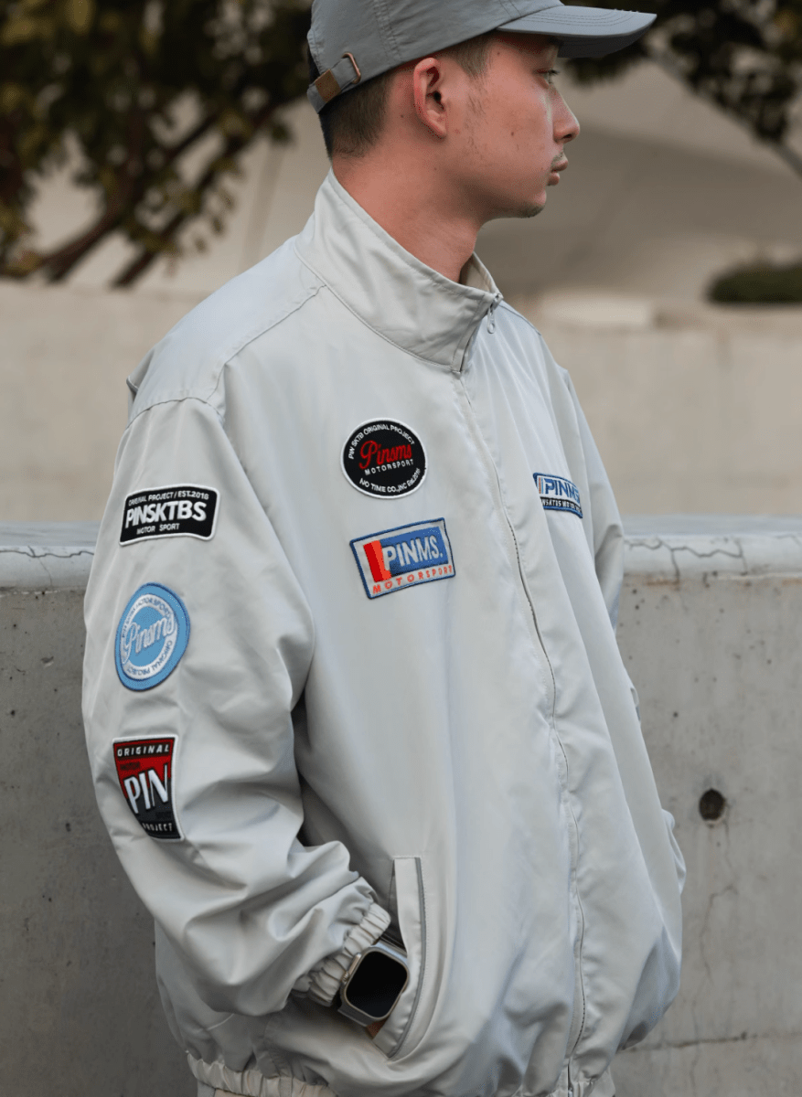 racing jumper / 90sレトロ オーバーサイズ レーシングジャケット N4528 - NNine