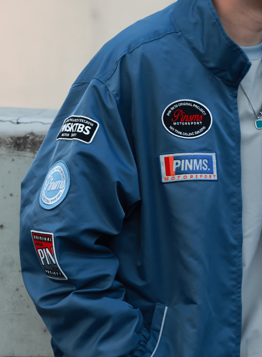 racing jumper / 90sレトロ オーバーサイズ レーシングジャケット N4528 - NNine
