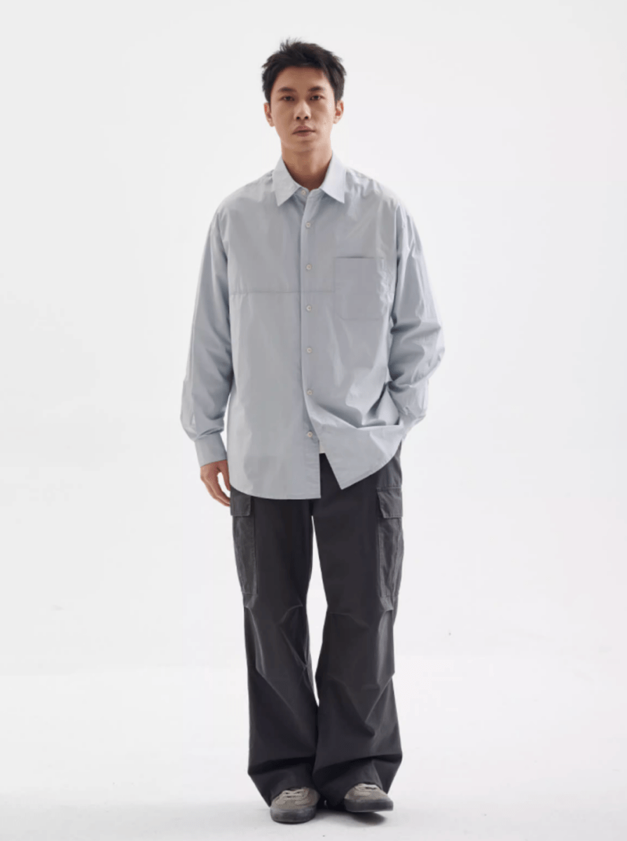 retro casual long sleeve shirt N5255 - ファッション通販 NNine(ナイン)