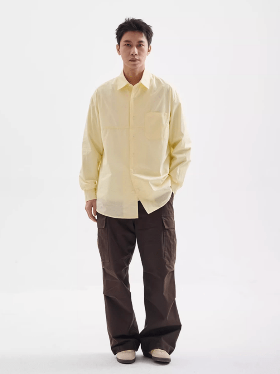 retro casual long sleeve shirt N5255 - ファッション通販 NNine(ナイン)