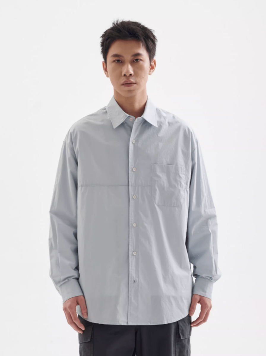 retro casual long sleeve shirt N5255 - ファッション通販 NNine(ナイン)