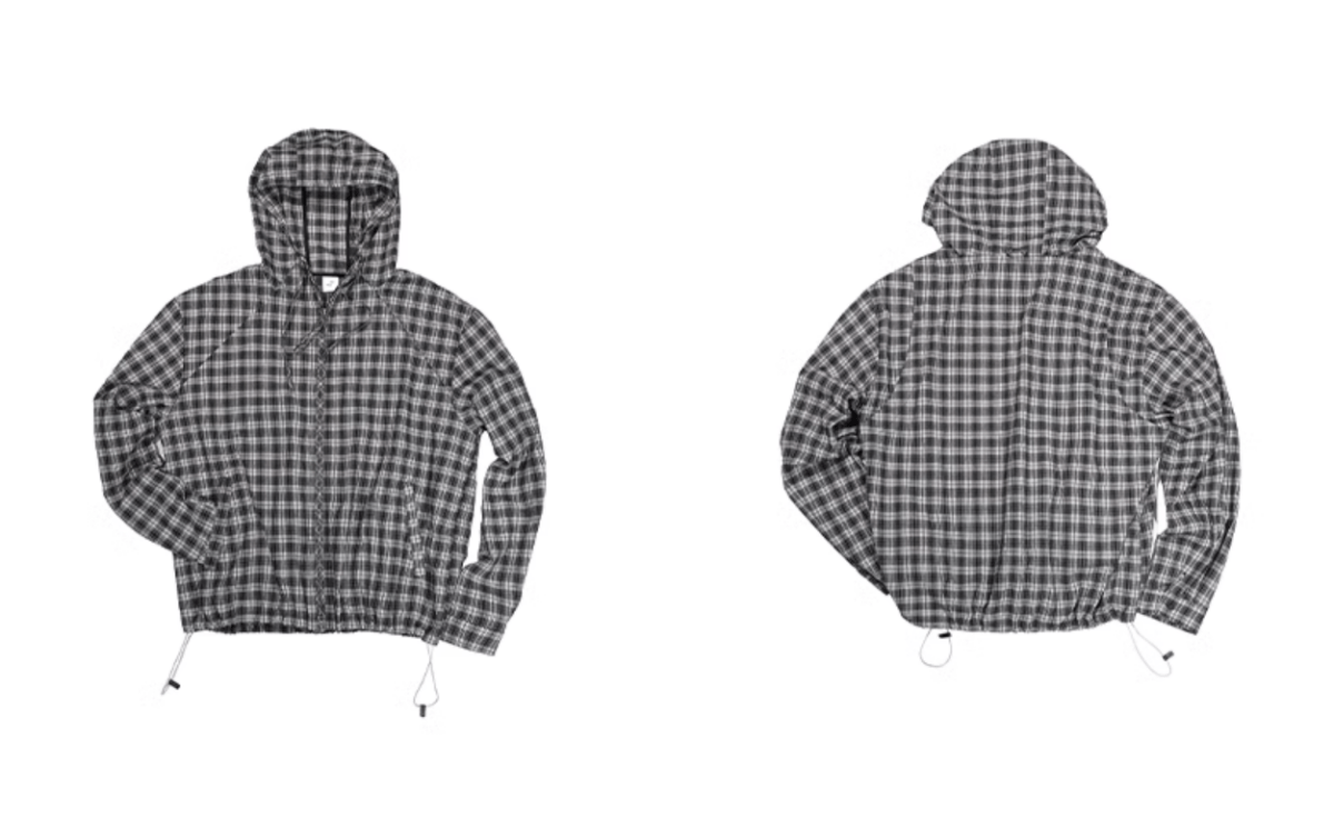 Retro check lightweight zip hoodie N5236 - ファッション通販 NNine(ナイン)