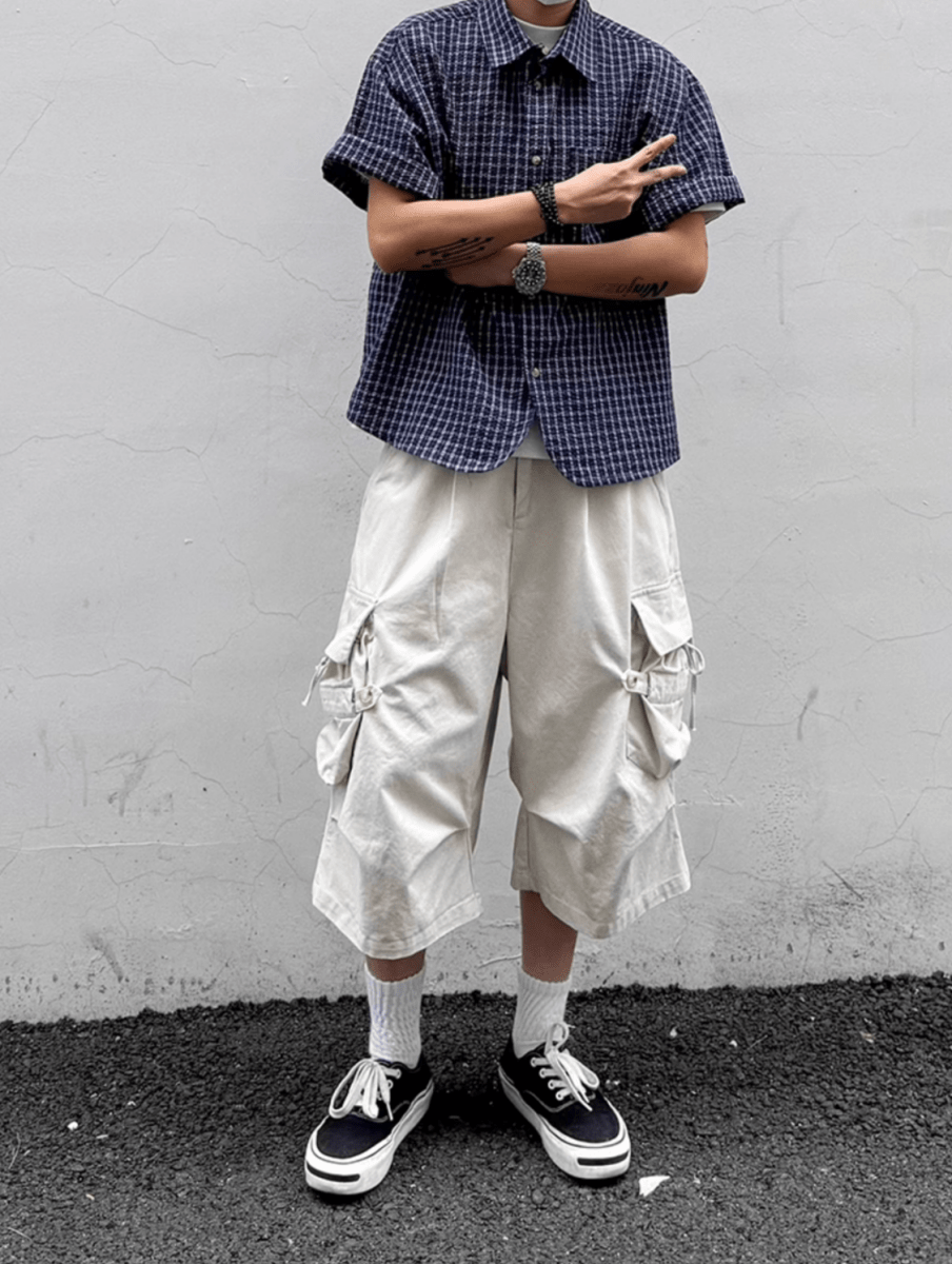 Retro Check Shirt N5545 - ファッション通販NNine(ナイン)