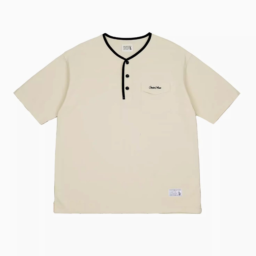 Retro collarless pullover shirt N4001 – NNine 