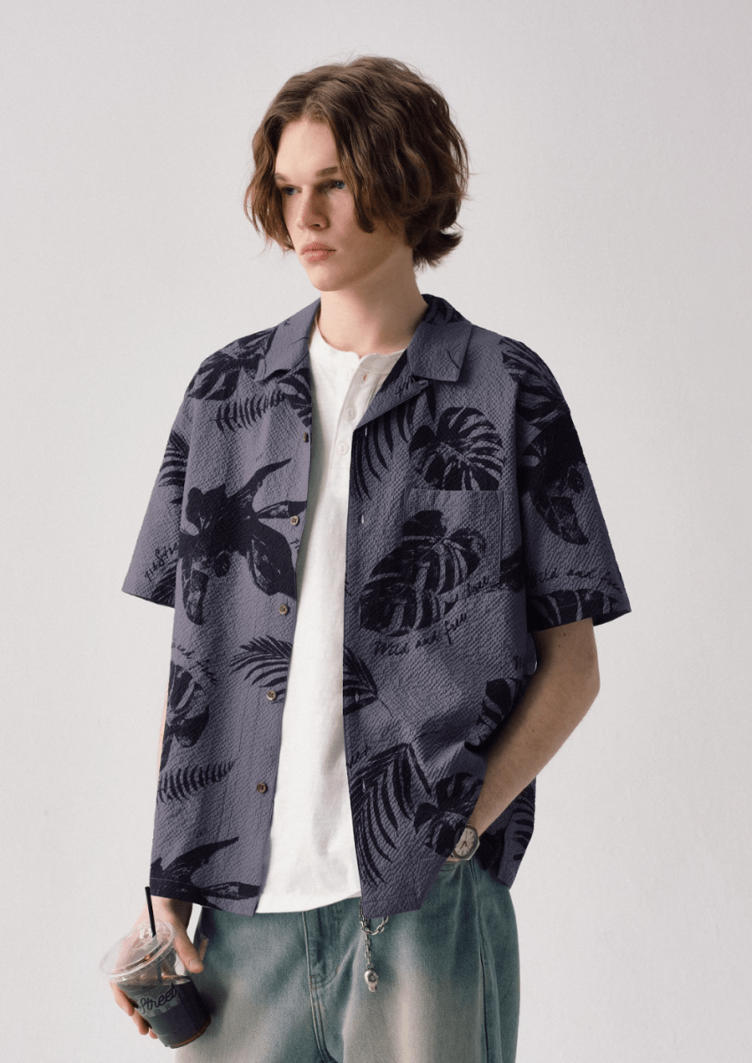 retro hawaiian shirt N5174 - ファッション通販 NNine(ナイン)