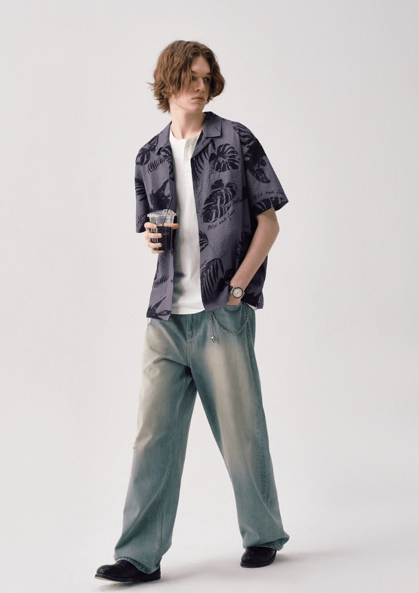 retro hawaiian shirt N5174 - ファッション通販 NNine(ナイン)