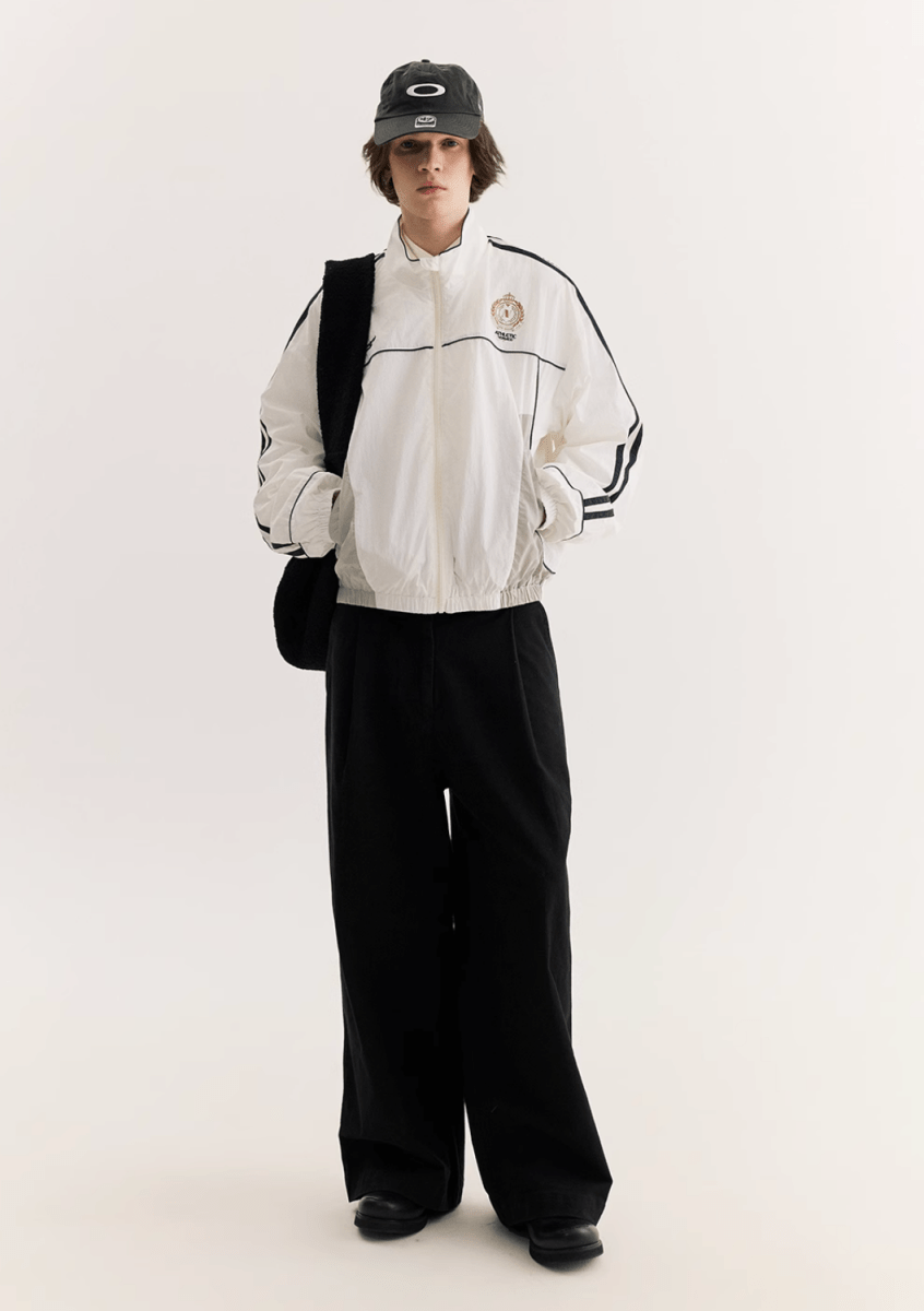 軽量撥水 袖ライン スポーツコーチジャケット / RETRO SPORT JACKET N4950 - メンズファッション通販 NNine(ナイン)