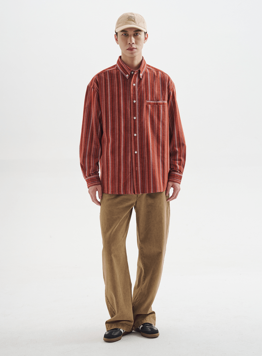 retro striped shirt N4761 - NNine