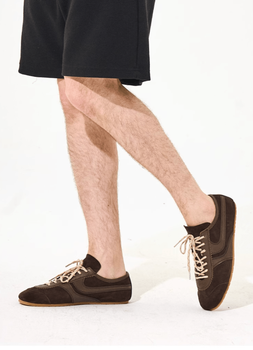 レトロスエードシューズ メンズ レディース 天然皮革|Retro Suede SHOES N5227 - メンズファッション通販 NNine(ナイン)