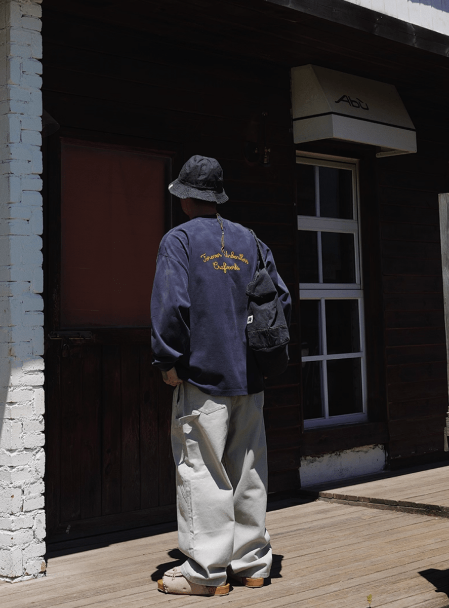 Retro Wash Long Sleeve T-Shirt N5644 - ファッション通販NNine(ナイン)