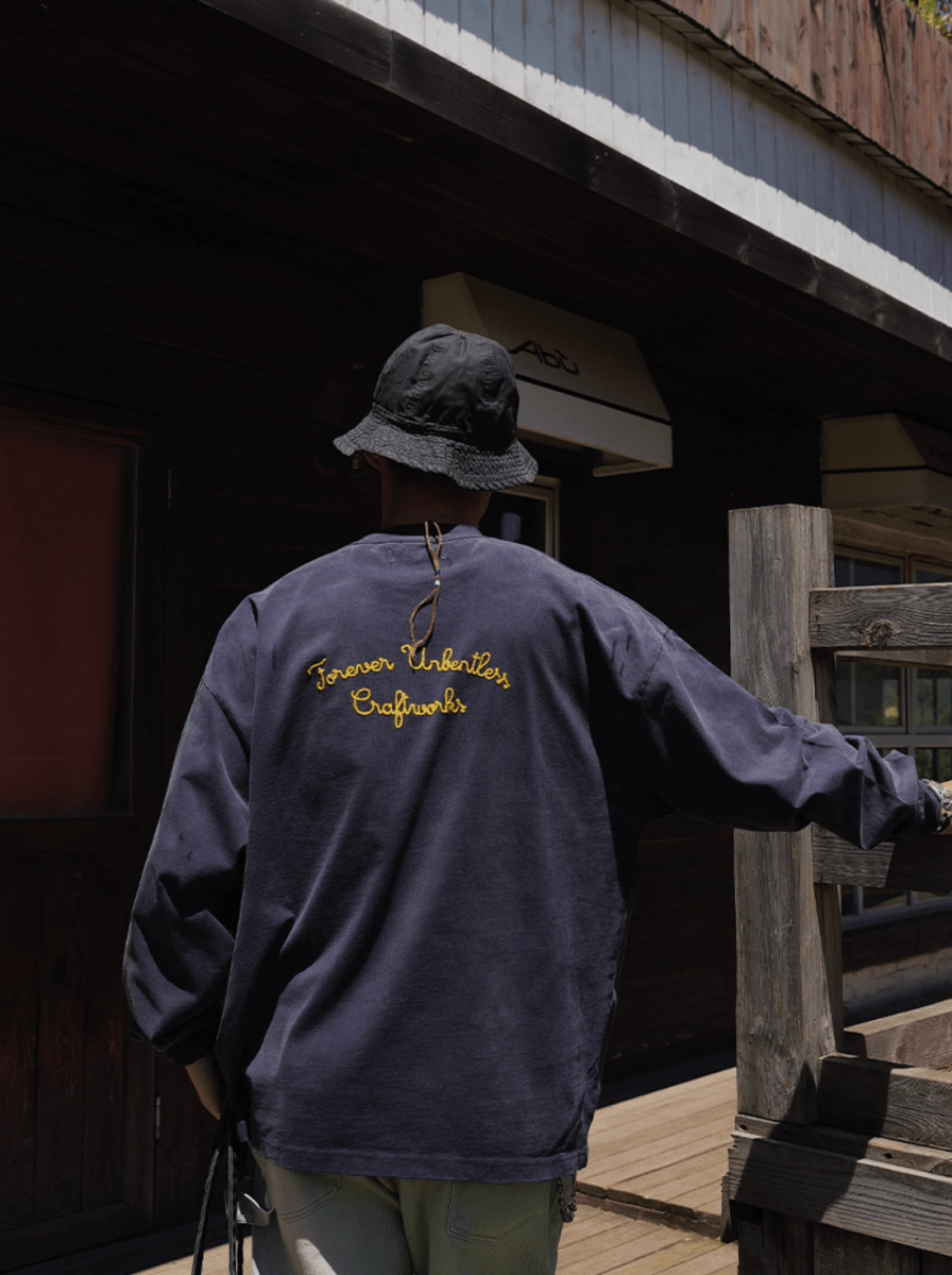 Retro Wash Long Sleeve T-Shirt N5644 - ファッション通販NNine(ナイン)