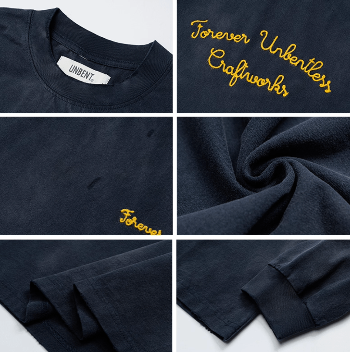 Retro Wash Long Sleeve T-Shirt N5644 - ファッション通販NNine(ナイン)