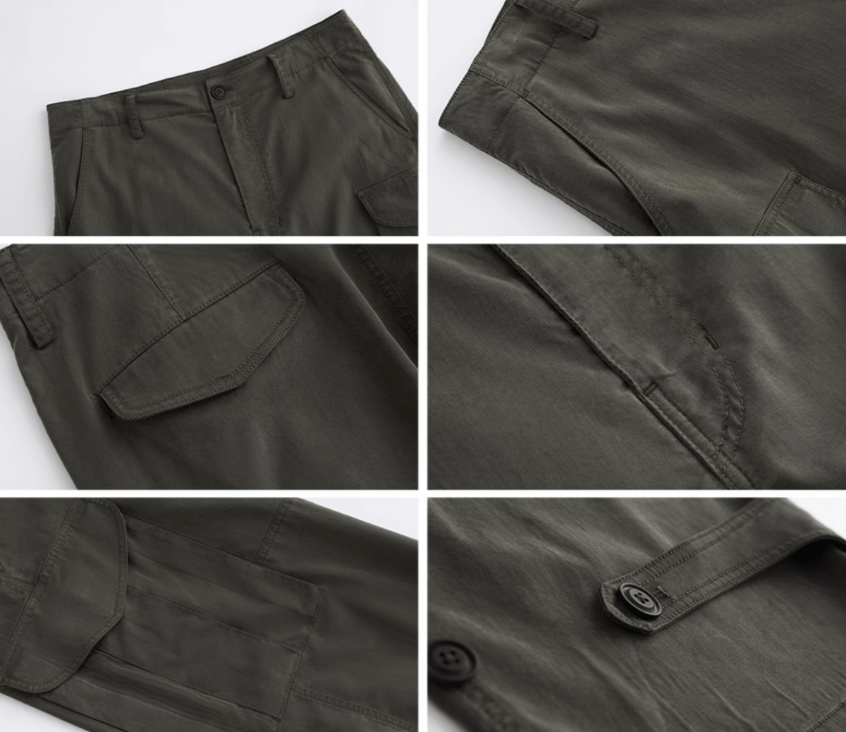 サンドウォッシュカーゴパンツ ライオセル混紡 メンズ レディース / Sand Wash Cargo Pants N5494 - メンズファッション通販 NNine(ナイン)