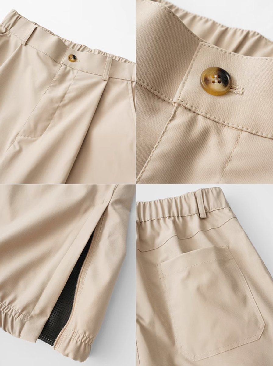 【Solotex】ribbed slit pants N3363 - NNine