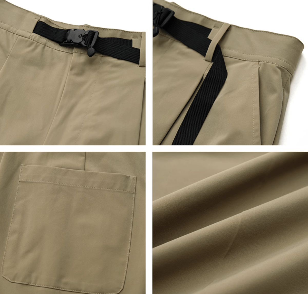 【SOLOTEX繊維】straight belt pants N5128 - ファッション通販 NNine(ナイン)