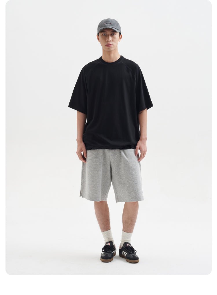 【吸湿速乾SORONA】UPF50+ draw cord T - shirt N3730 - NNine