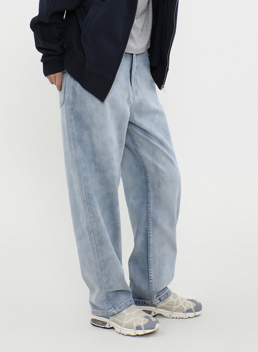 straight blue denim pants N4749 - NNine