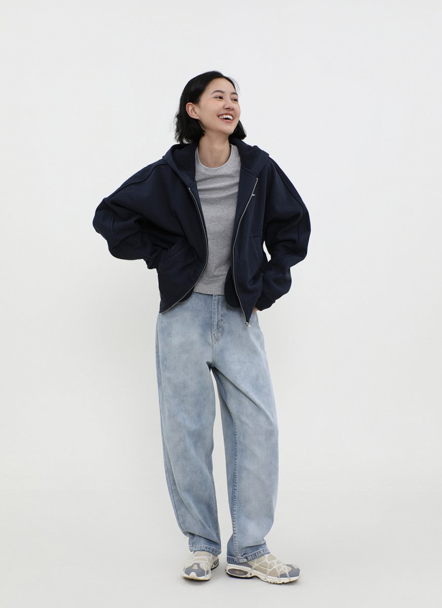 straight blue denim pants N4749 - NNine