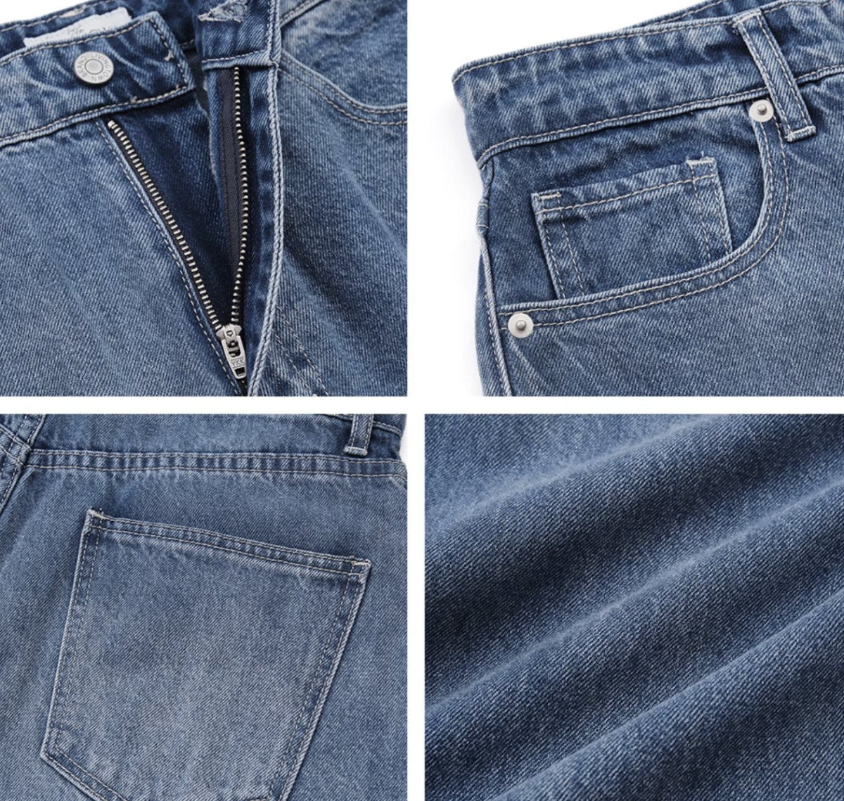 straight blue denim pants N4749 - NNine