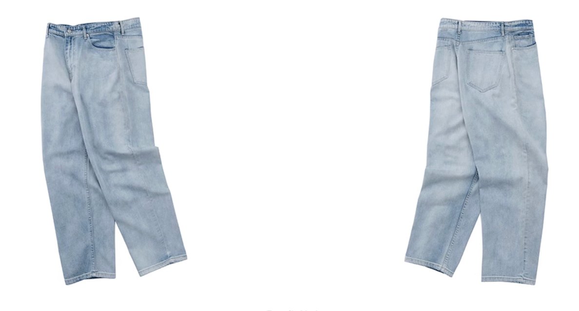 straight blue denim pants N4749 - NNine