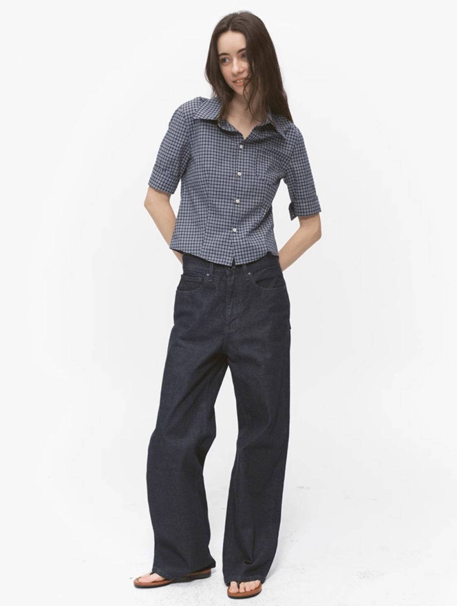 ストレートデニムパンツ クラシックフィット メンズ レディース 定番 / Straight Denim Pants N5451 - メンズファッション通販 NNine(ナイン)