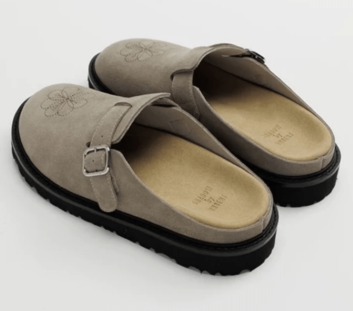 Suede Mule Slippers Platform Sole / スエード ミュール スリッパ 厚底 N5341 - ファッション通販 NNine(ナイン)