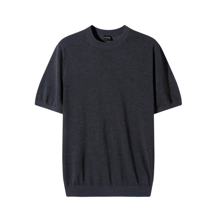 summer knit / サマーニット 半袖 クルーネック きれいめ N5305 - ファッション通販 NNine(ナイン)