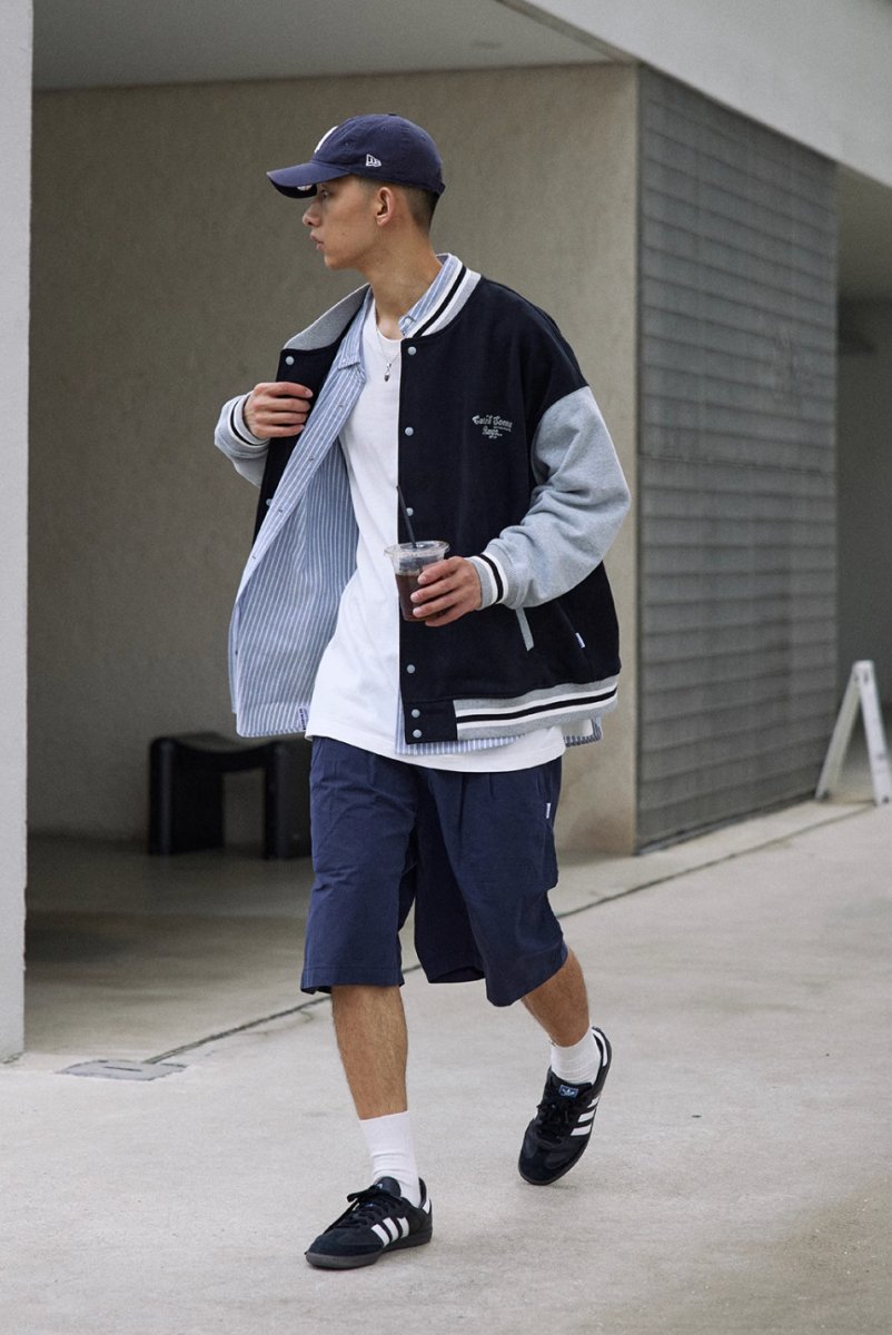 sweat baseball jumper / 遠赤外線効果繊維ジャンパー N4491 - NNine