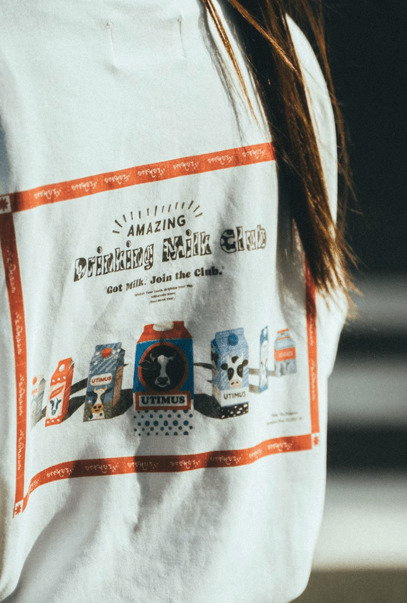 【遊び心満載】メンズ 半袖 Tシャツ ミルクボックスプリント 綿100% | MILK BOX PRINT TEE N5397 - ファッション通販 NNine(ナイン)