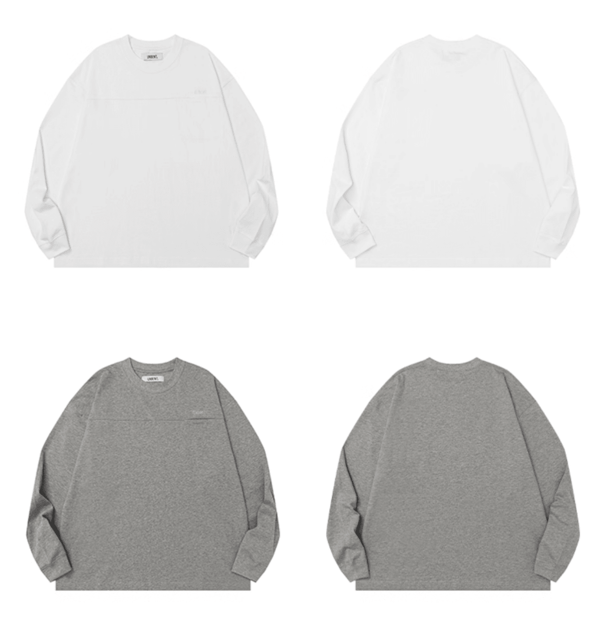 コットン刺繍ポケット ルーズロングTシャツ N5743 - ファッション通販NNine(ナイン)