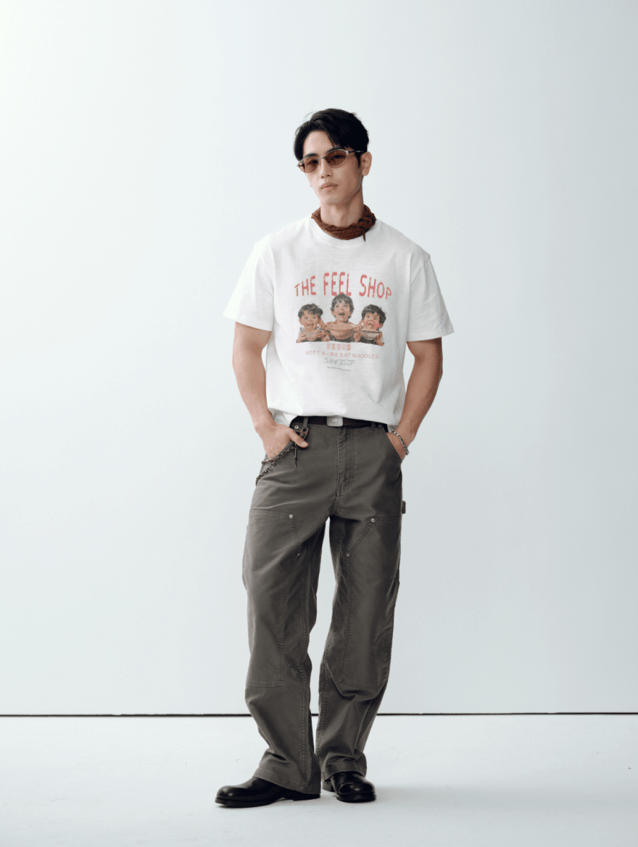 スラブコットン ヴィンテージプリント ヘビーTシャツ N7024 - ファッション通販NNine(ナイン)
