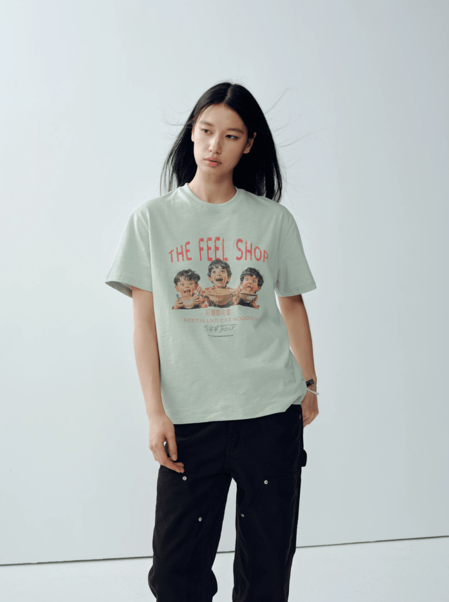 スラブコットン ヴィンテージプリント ヘビーTシャツ N7024 - ファッション通販NNine(ナイン)