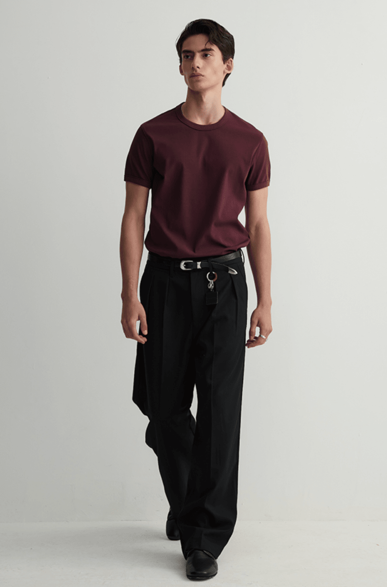 コットン涼感スクエアショルダーTシャツ N7115 - ファッション通販NNine(ナイン)