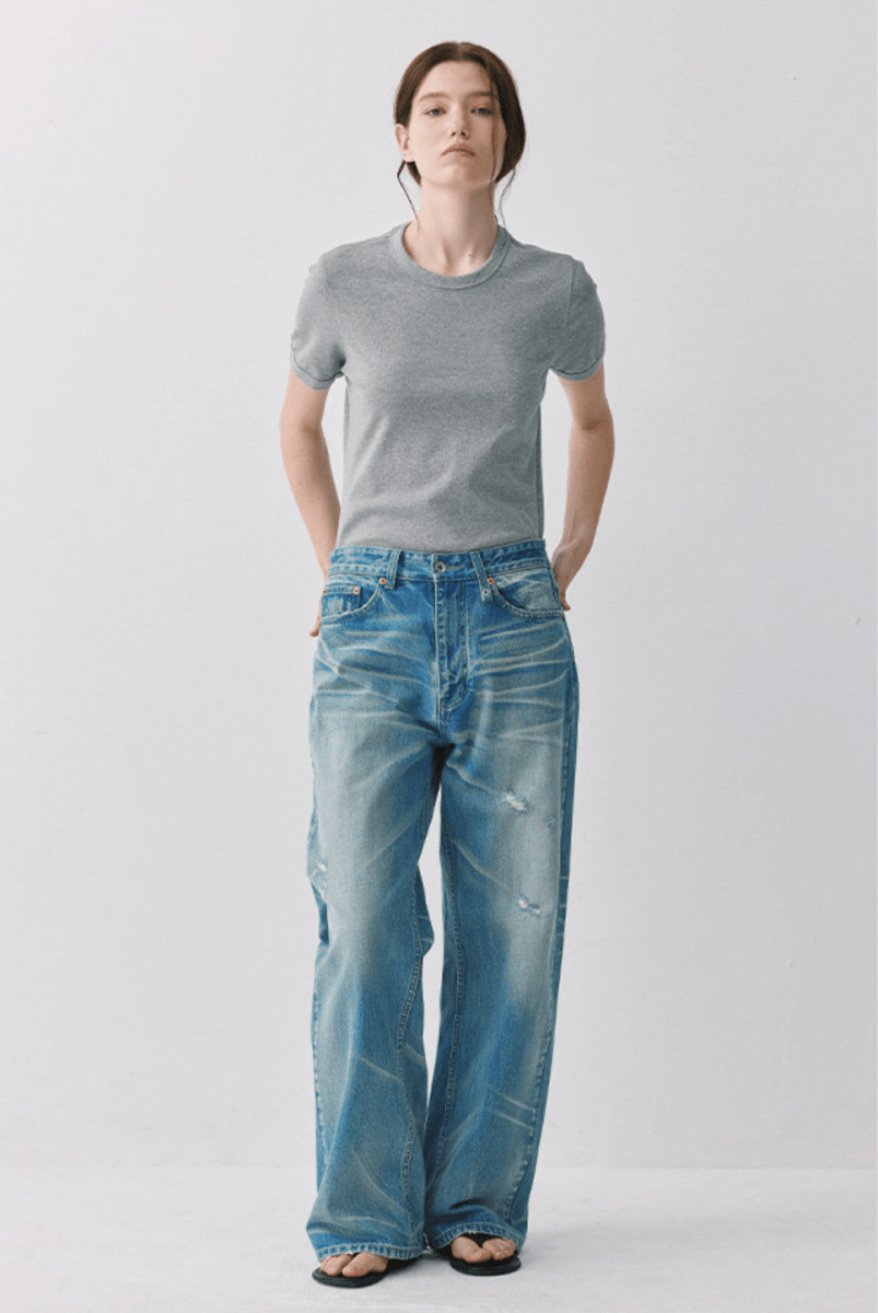 コットン涼感スクエアショルダーTシャツ N7115 - ファッション通販NNine(ナイン)