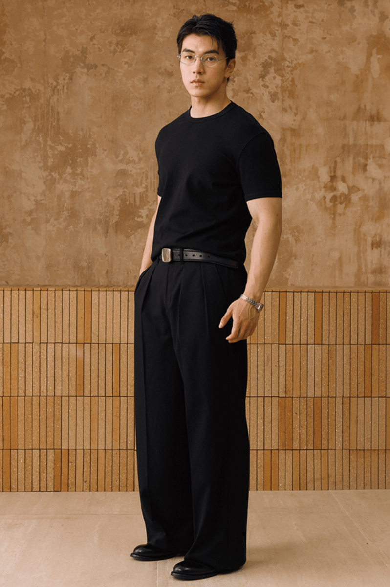 コットン涼感スクエアショルダーTシャツ N7115 - ファッション通販NNine(ナイン)