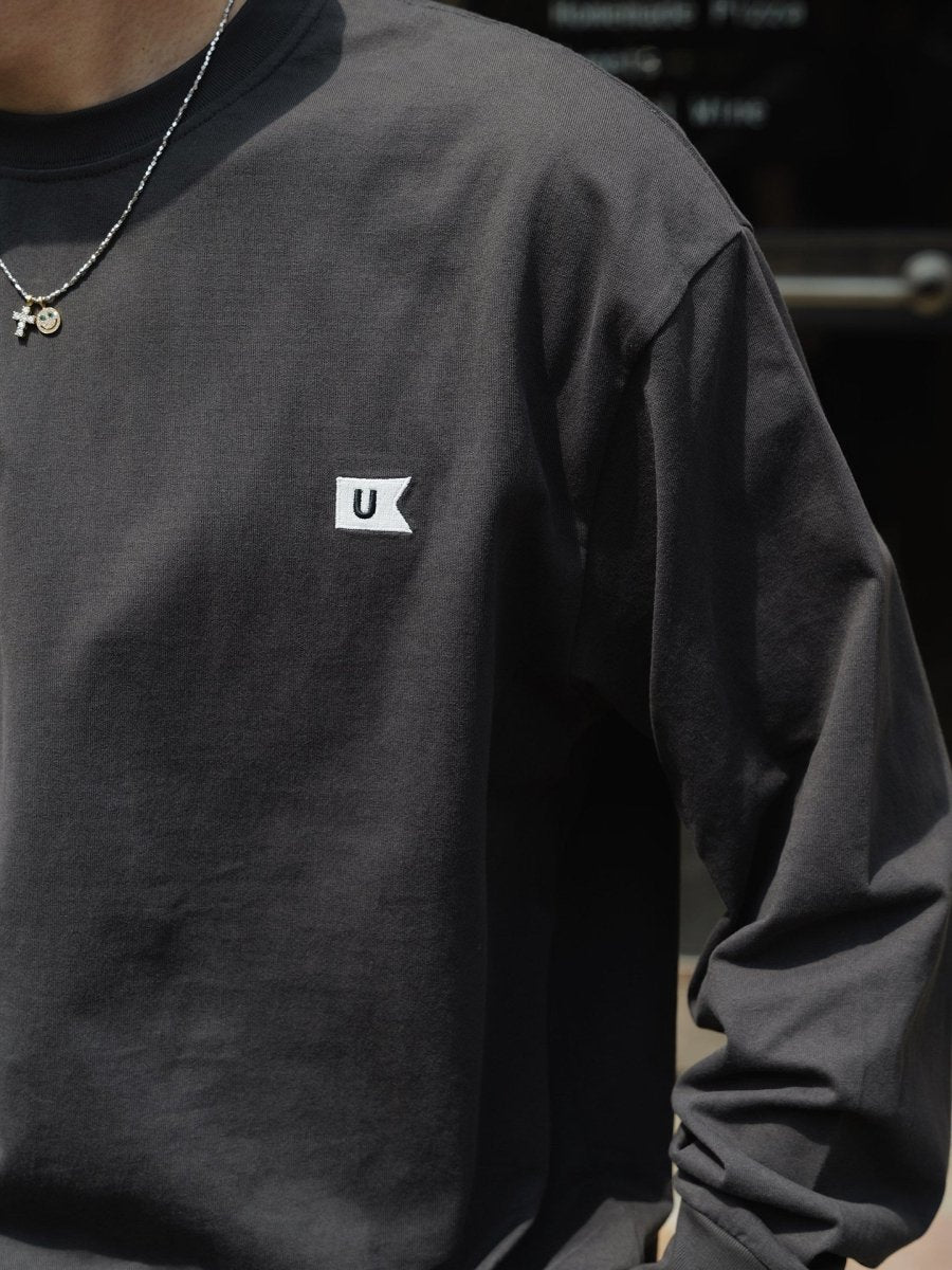 コットンワンポイントロングスリーブTシャツ N7234 - ファッション通販NNine(ナイン)