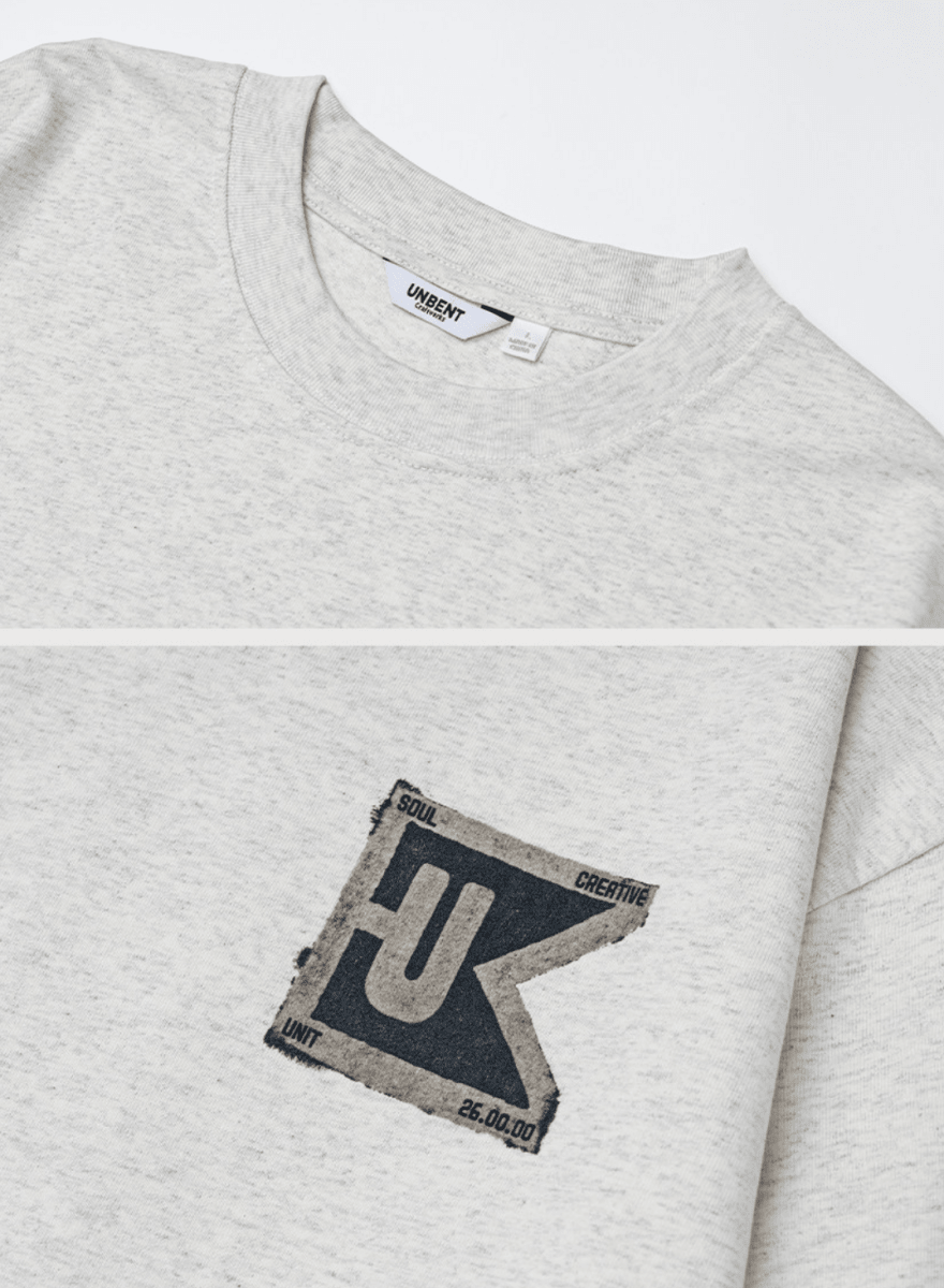 コットンヴィンテージプリントロングTシャツ N7235 - ファッション通販NNine(ナイン)